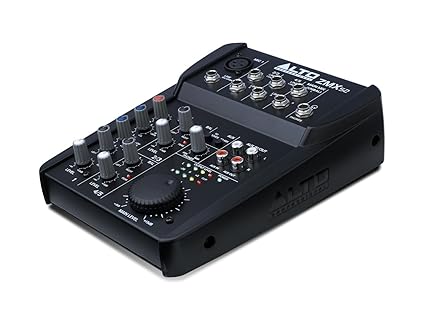 ALTO ZMX52 Professionelle Kompakter 5Kanal Mischpult mit 2 Band EQ und 18V Phantom Power