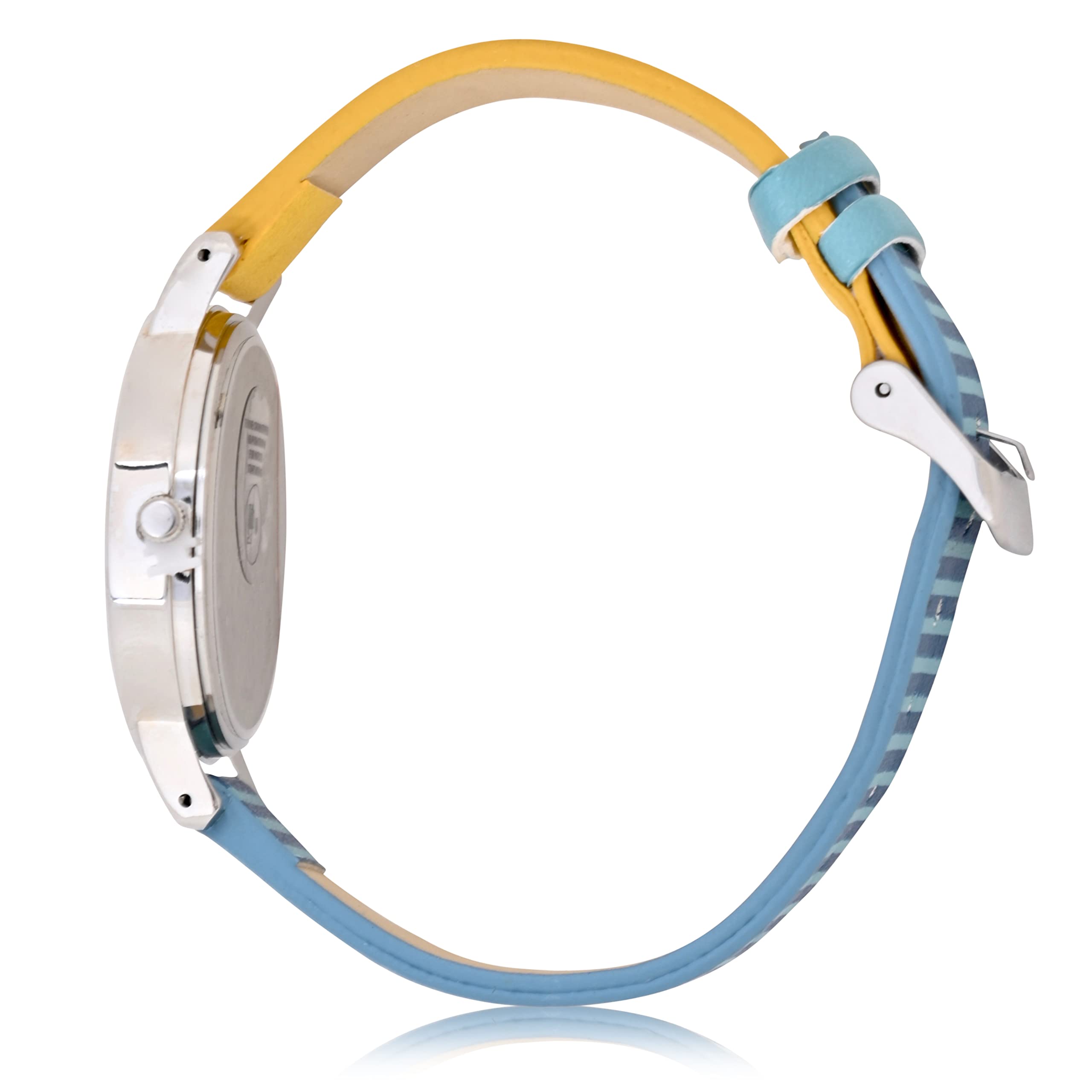 Accutime Girls' Lilo and Stitch LAS5035AZ Quartz Watch, Blue/Yellow