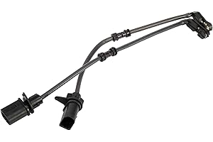 X AUTOHAUX 2pcs Car Rear Brake Pad Wear Sensor 2 Pins for Audi A7 Quattro 2012-2017 4H0615121H