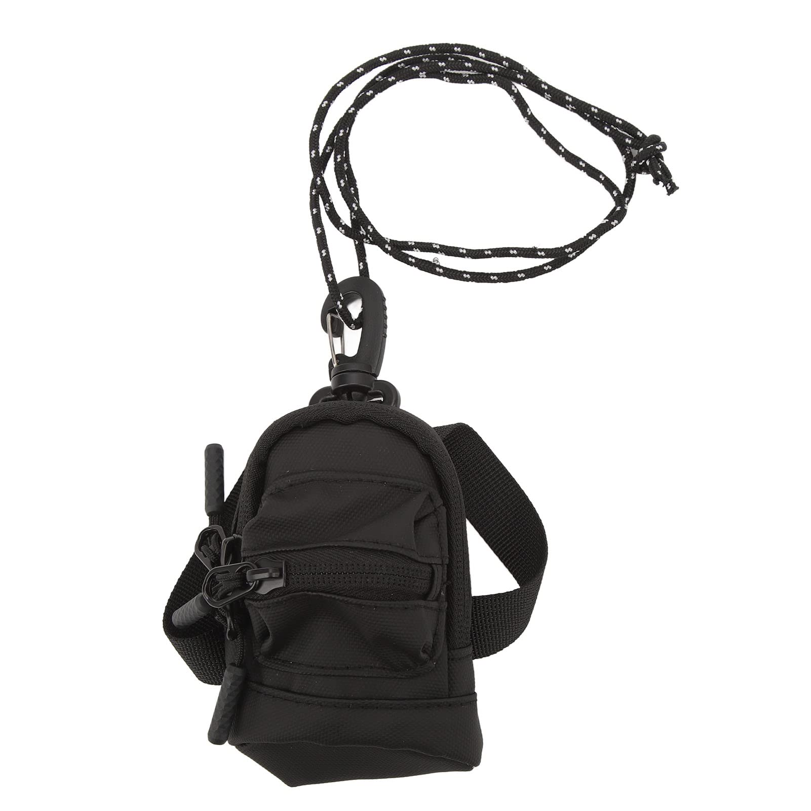 SUNGOOYUE Neck Lanyard Wallet, Oxford Cloth Zipper Closure Lanyard BagMini Wallet Pouch for Coins ID Cards Keys Collection