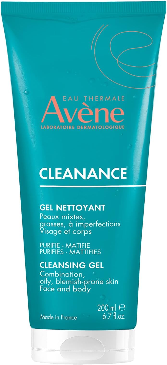 AVENE Eau Thermale Cleanance Cleansing Gel 200ml Combination Oily Blemish Skin