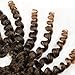 3 Pcs Wand Curl Crochet Hair Extensions Ombre Braiding Twist Hair Synthetic Jumpy Wand Curly Twist Braids Hair 8 Inch 20strands T27#