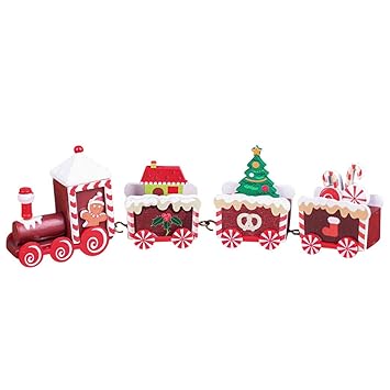 Amazon Com Kiar Gift Boutique Christmas Express Train Table Decor