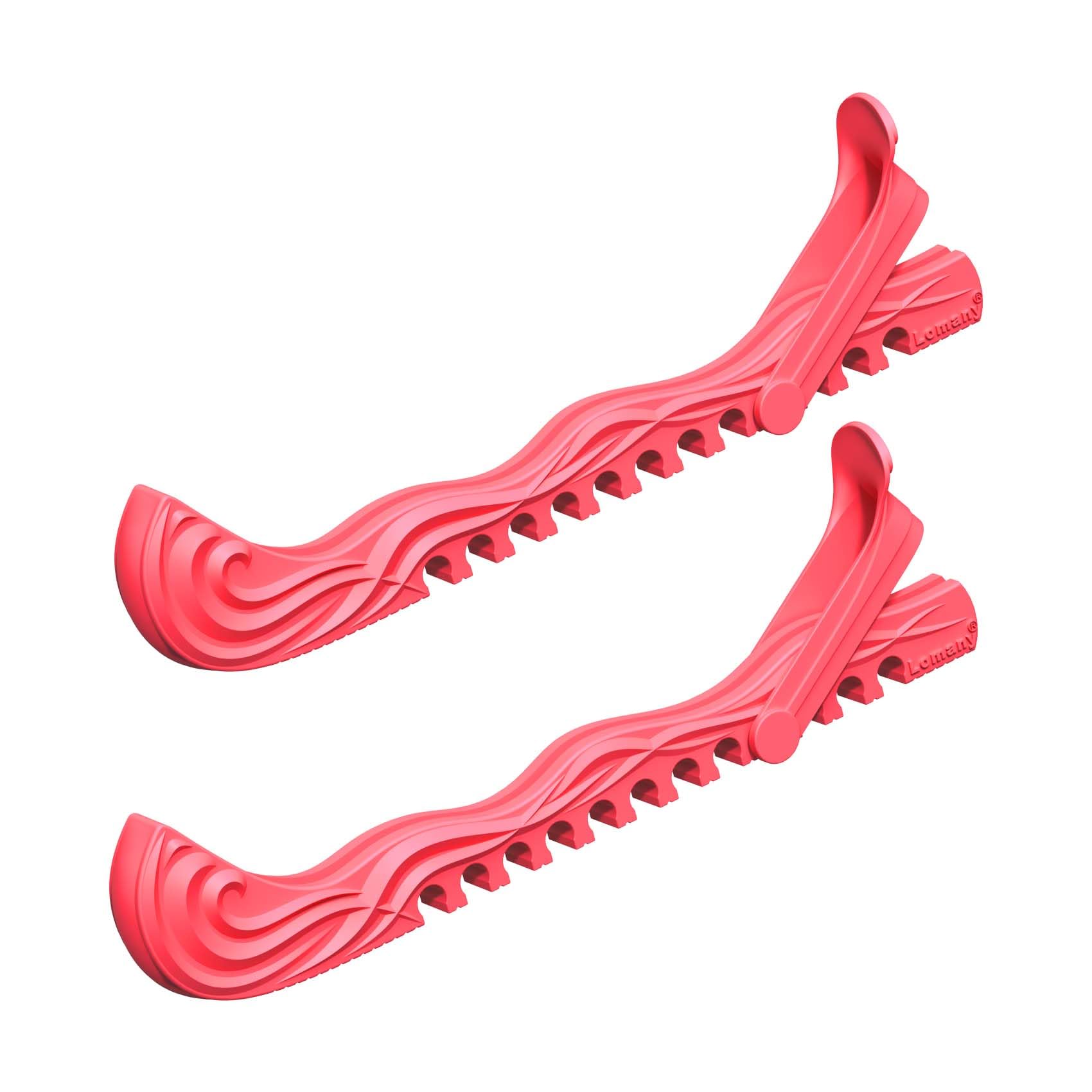 CUNTAUK Ice Skate Guards, Hockey Shoes Ice Skate Blade Covers, Adjustable Buckles Ice Skating Protector Figure Skate Guards Ice Hockey Accessories for Teens Kids S Ice Skating Skates (Red, Small)