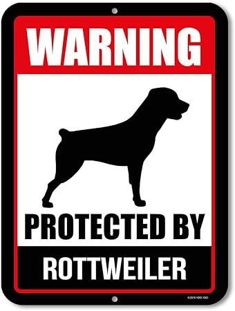 if you have a beware of dog sign