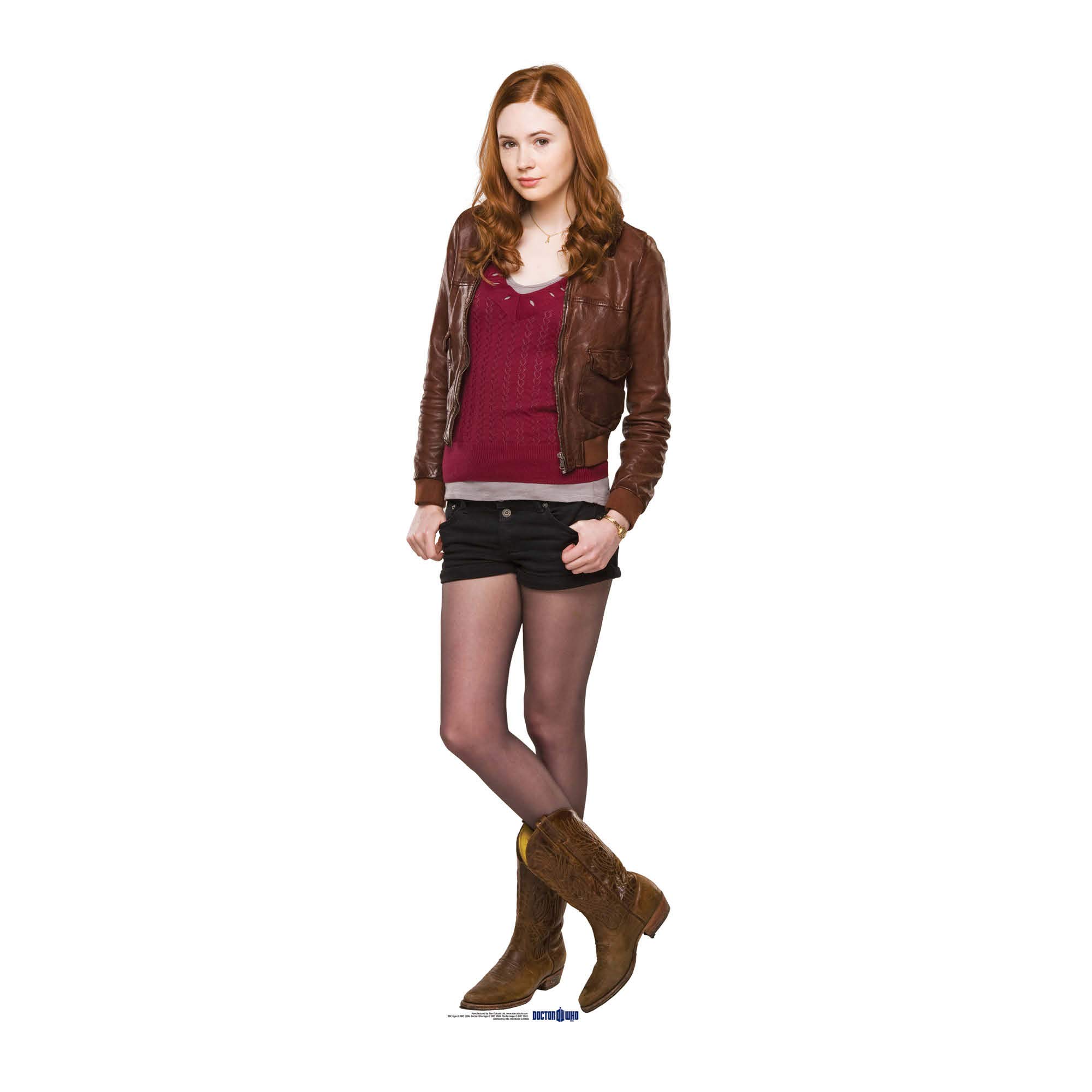 Star Cutouts Doctor Who Amy Pond Companion Lifesize Cardboard Cutout – Eleventh Doctor Era Display for Whovian Fans & Collectors