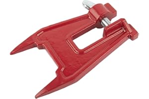 HogarTech Chain Saw Sword Holder for Filing and Sharpening Chainsaw Chains, Made of Manganese Steel, 300g, Compatible with St