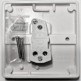 Crabtree 4070 Single 1 Way Light Switch 10 Amp White Moulded Wall Plate view 2