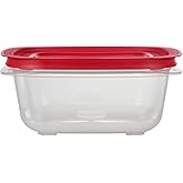Rubbermaid 7.81-Cup EasyStore Square Food Storage Container with Lid