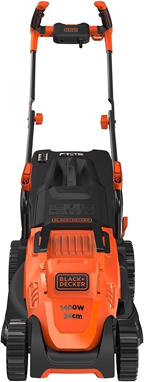 BLACK+DECKER BEMW461BH-QS 1400W Electric Lawnmower 34cm 6 Adjustable Heights 20, 30, 40, 50, 60 and 70mm Ideal for 300 to 400 m² - Image 3