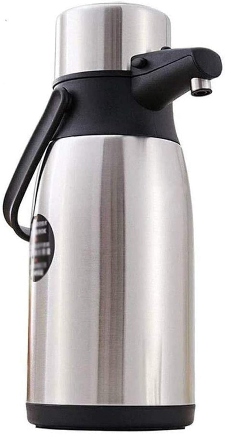 zaizai Kettles Top Insulating Vessel, Thermos with Pump Double Wall