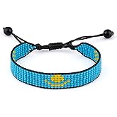 Kazakhstan Flag Bracelet, Adjustable, Boho Style Rope Bracelet for Women, Men, Thread String