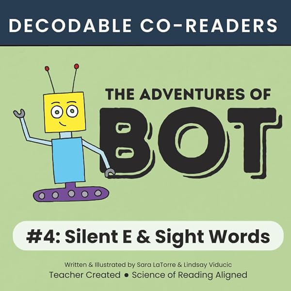 Amazon.com: The Adventures of Bot #3: Digraphs & Sight Words