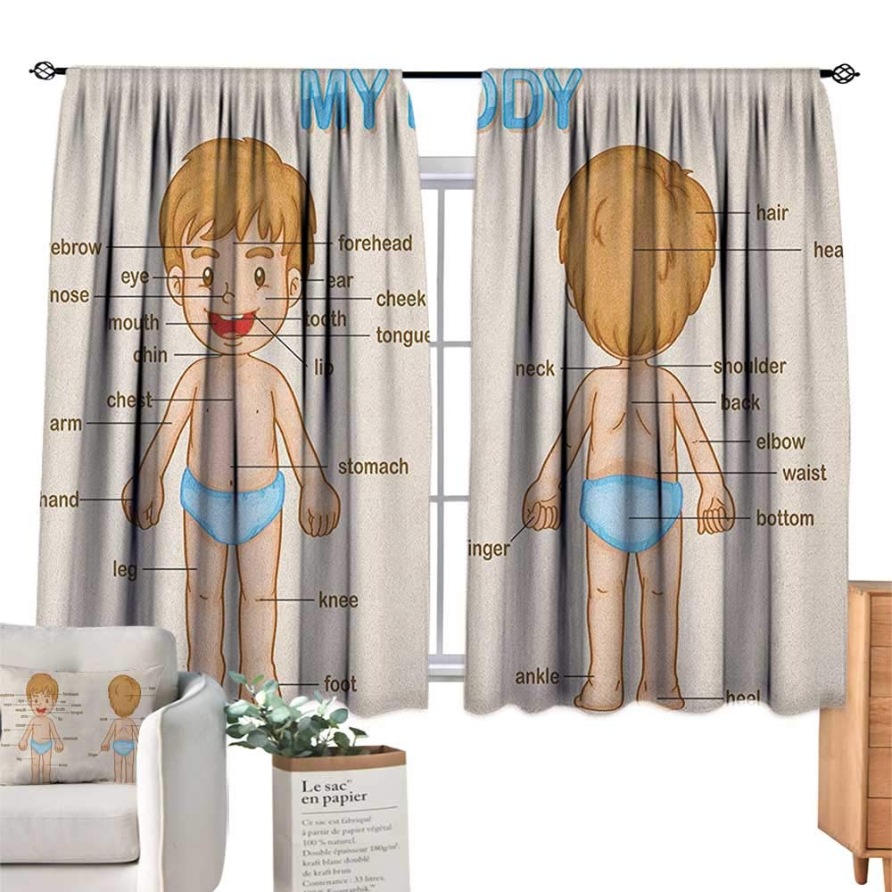 Amazon Com Pricetextile Educational Curtains Drapes