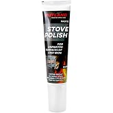 Rutland Stove Polish Paste for Cast Iron and Steel - Triple Wax Blend Restores Wood Stoves and Prevents Rust, Made in USA, 2.3 oz