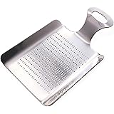 Ginger Grater, Newness Stainless Steel Shovel-shaped Food Grater for Ginger, Mini Ginger Grater for Garlic, Fruits and Root V