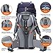 MOUNTAINTOP 55L/65L Internal Frame Backpack Hiking Backpack with Rain Cover