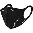 Fabric of the Universe Techwear Graphics Neoprene Face Mask (Black AVAX-11, Small)