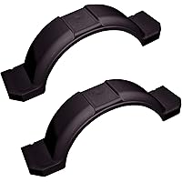 Tie Down Black Plastic Trailer Fenders – High Impact Polyethylene – For 14‑15” Wheel Rims (Requires 11” Overall Tire Diameter