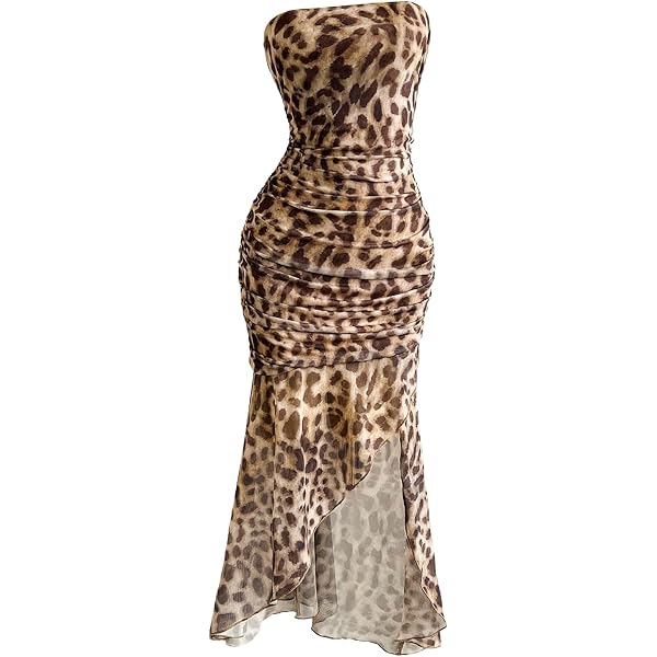 chinese dress ladies Jasz Couture 5911 Prom Dress - Leopard