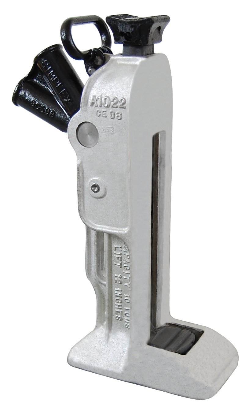 Simplex RJA1022 Aluminum Mechanical Ratchet Jack, 10 Ton Capacity, 12