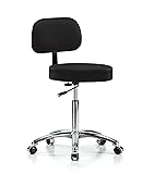 Perch Chrome Walter Rolling Height Adjustable Exam