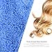 Uarter Hair Turban Towel Twist Wrap Fast Drying Absorbent Microfiber Dry Hair Cap for Bath, Spa, Makeup 23.4 9.8inch (2 Pack) Blue and Purple