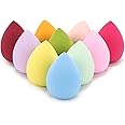 BTYMS 10 Pieces Makeup Sponge Blenders Beauty Sponges Egg Shaped Blending Sponge Foundation Applicator Cosmetic Sponges
