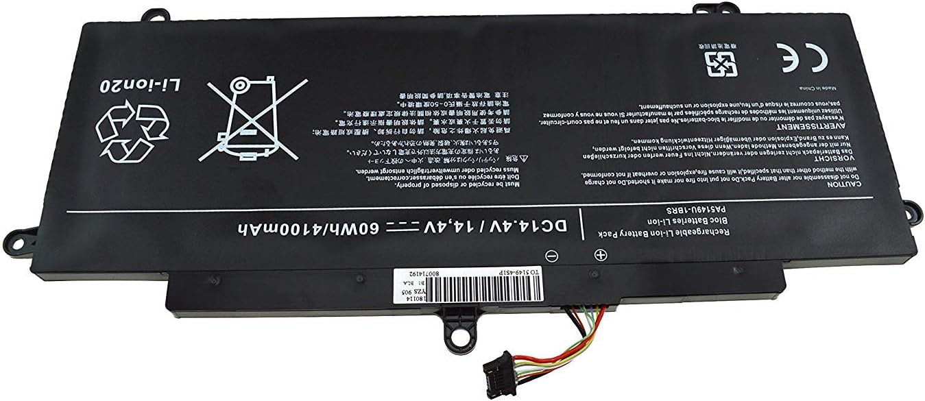 PA5149U-1BRS 4INP7/60/80 (02)1588-5898 Laptop Battery Replacement for Toshiba Tecra Z40-A Z40-B Z40-C Z40-A-10X Z40-A-16Q Z40-C-11P Z40T-A1410 Z50 Z50-A-0DU Z50-A-07Q Z50-A Z50-A-11H(14.4V 60Wh) - Image 4