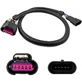 AUTO OCCASION MAF Sensor Harness Extension Sensor Connector for LS2 LS1 | Mass Air Flow Fit for 2001-2007 LS2 LS1 Corvette with five wire MAF and 1999-2006 4.8l 5.3l 6.0l V8 engines