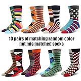 Clearance Sales-Mens Dress Socks Formal Stripe Diamond Argyle-Mid Calf Fun Crazy Colorful Cotton Blend Business