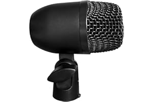 byepica Cardioid Bass Drum Microphone, Metal Kick Drum Mic for Stage Kits and Recording - Mic and Mounting Base Included