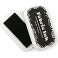 Fabric Ink Pads for Rubber Stamps, Washable Craft Ink Pads for Kids Card Making Scrapbook, Permanent Ink Pad for Wood, Paper, 3.7 x 2.1In (Black, 282), 282 Black