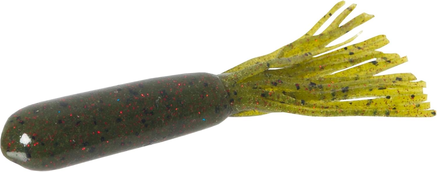 Zoom Bait Salty Super Tube Bait, Watermelon Red, 3.75Inch, Pack of 8