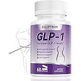 Ecliptron GLP-1 Supplement, Natural GLP1 for Men & Women, with Akkermansia Probiotics, 60 Capsules
