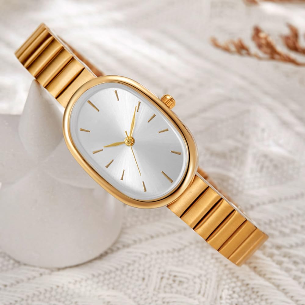 BESTKANG Exquisite Watches for Women Easy Reader Watch Fashion Oval Ultrathin Waterproof Ladies Wrist Watch