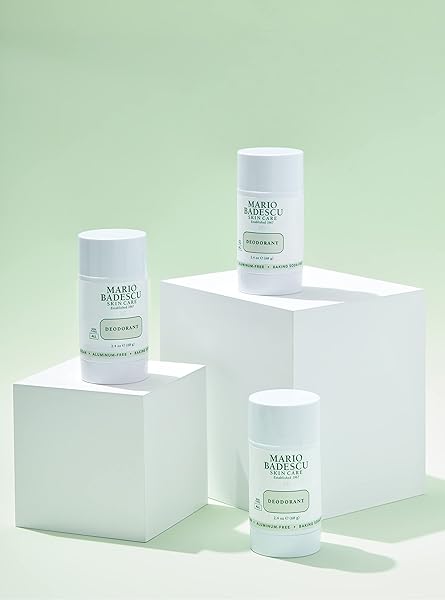 MARIO BADESCU DEODORANT INFUSED WITH SKIN-LOVING BOTANICALS | ALUMINUM AND BAKING SODA-FREE | KEEPS UNDERARMS FRESH ALL DAY | FOR DAILY USE | 2.4 FL. OZ