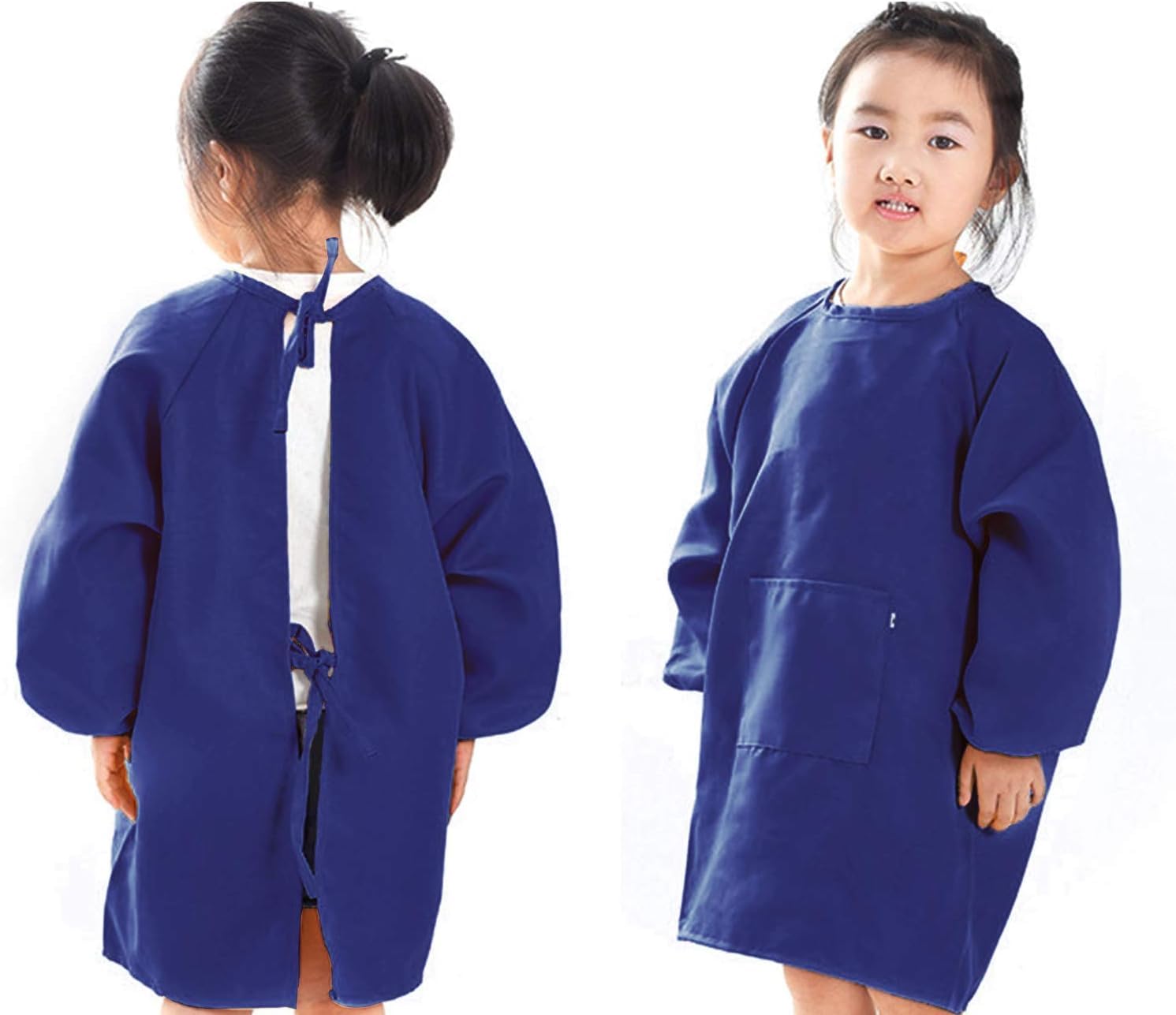 O-Kinee Childrens Kids Painting Apron, Art Smock Kids Painting Craft Play Baking Cooking Apron Pottery Lab School Boys Girls, Smock (2-6 years)