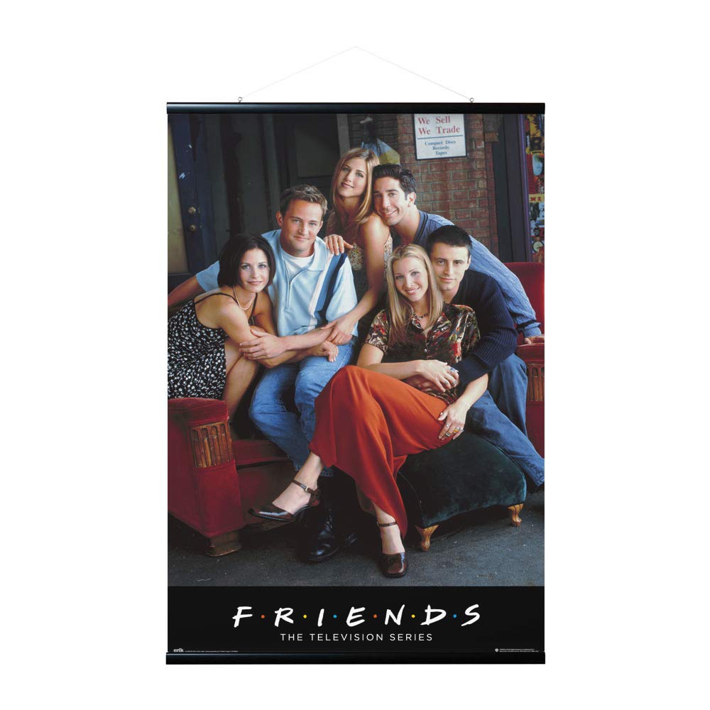 Grupo Erik Magnetic Wall Hanger + Poster Friends - 36 x 24 inches / 91.5 x 61 cm - Shipped Rolled Up - Cool Posters, Art Poster, Wall Posters & Prints