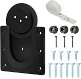 Flintronic Dartboard Bracket Hanging Kit – Wall Mount, Black, Includes Screws view 1