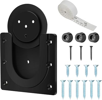 Flintronic Dartboard Bracket Hanging Kit – Wall Mount, Black, Includes Screws