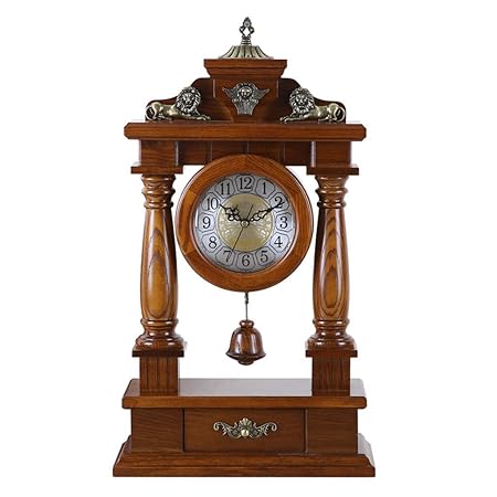 Orologio In Legno Massello Orologio A Pendolo Muto Antico