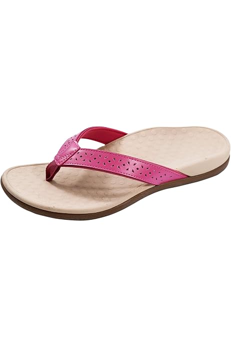 Amazon.com | Vionic Women's Tide Sequins Toe Post Sandals - Ladies Flip  Flop Sandals with Concealed Orthotic Arch Support Black 6 Medium US |  Flip-Flops