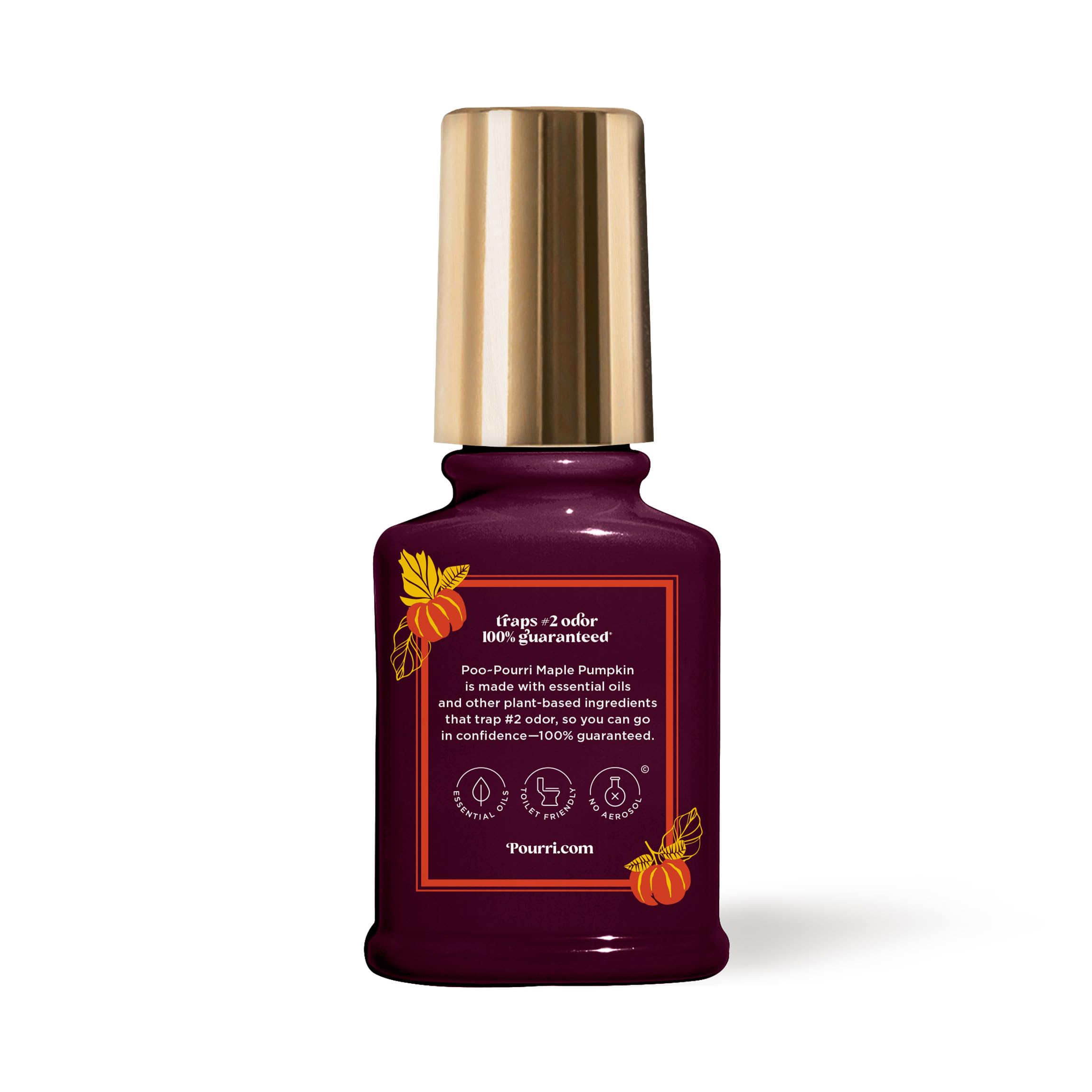 Poo-Pourri Before-You-Go Toilet Spray, Maple Pumpkin, 2 Fl Oz – Maple, Pumpkin and Smoked Vanilla