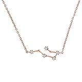PAVOI 14K Rose Gold Plated Astrology Constellation