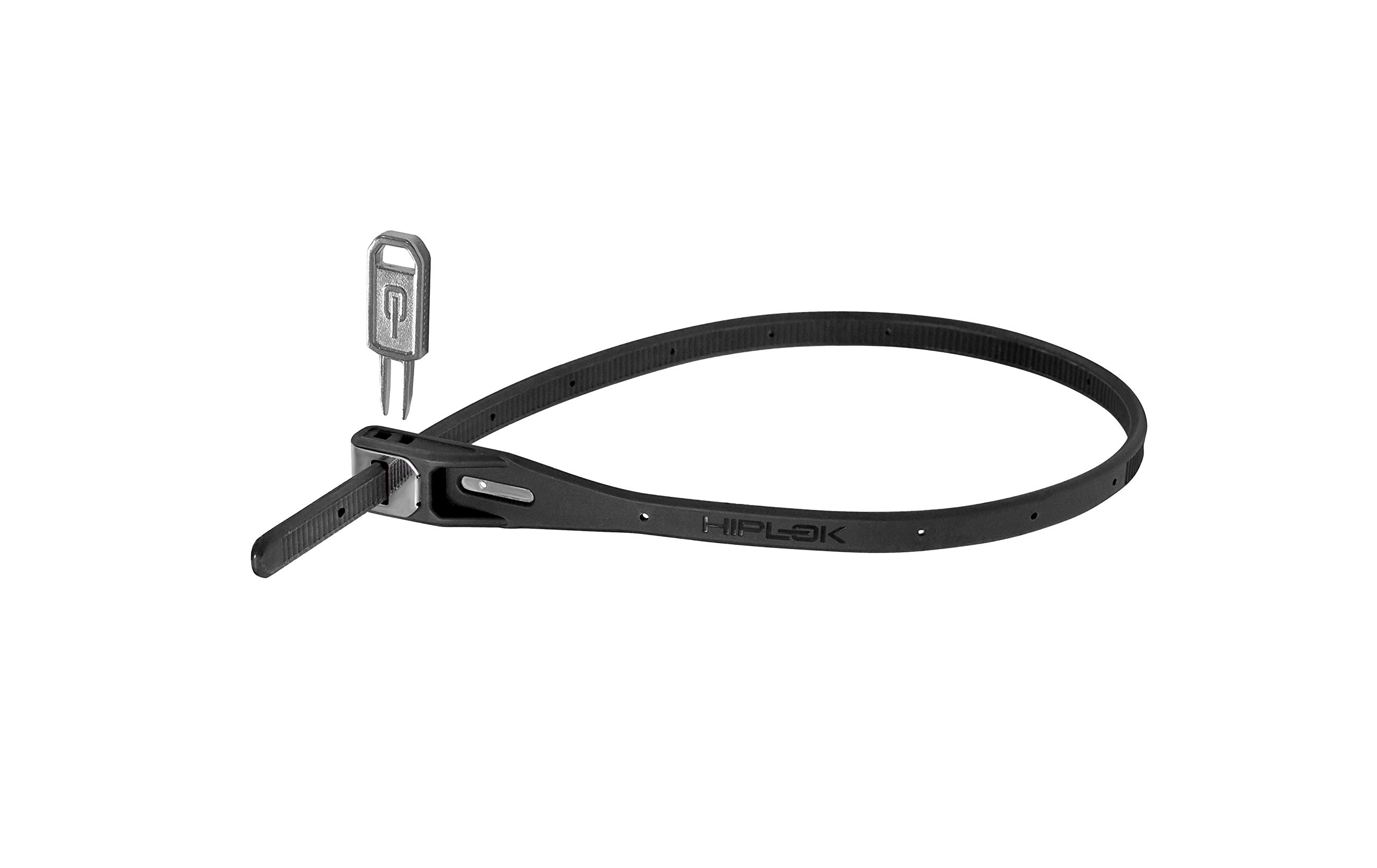 Hiplok Z LOK Bike Lock - Black. Bicycle Lock/Motorcycle Helmet Lock. Award Winning, Lightweight Zip Tie with Steel Core & 400mm Locking Length