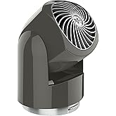 Vornado Flippi V10 Oscillating Compact Air Circulator Fan, Quiet Portable Fan for Office or Bedroom, Adjustable Head, 3 Speeds, Graphite Gray