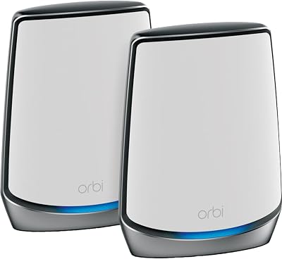 NETGEAR Orbi Mesh WiFi System RBK852 with 1 Satellite AX6000 Coverage 4000 sq ft