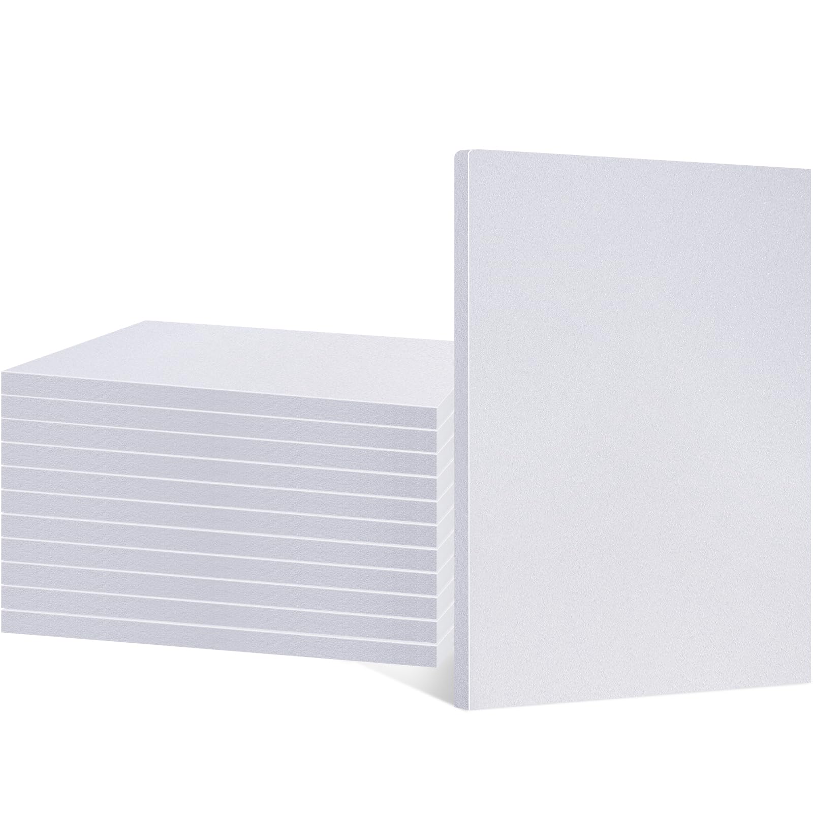 Photo 1 of Frienda 12 Pcs Foam Board Bulk XPS Foam Sheet Panel for DIY Crafts Sculpture Modeling Floral Arrangements School Home Office Art(12" X 12" X 1/2",White)