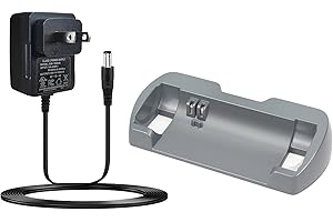 CPAI Charger Base Compatible with Shark SV1106 SV1114 SV1112 SV1107 SV1100 Navigator Freestyle Upright Bagless Cordless Stick Vacuum (Base + Cable)